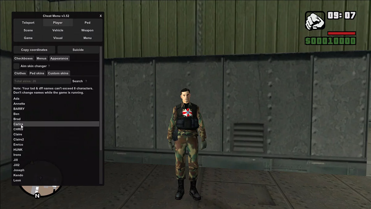生化危机皮肤(SA 风格) / GTA San Andreas