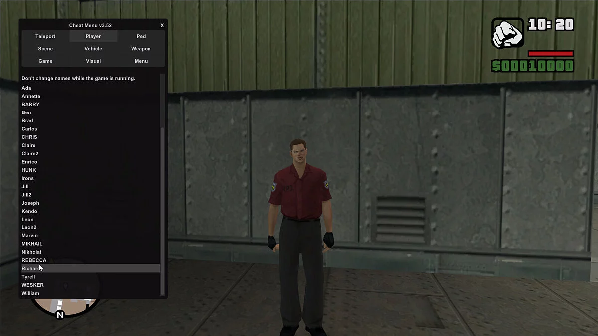 生化危机皮肤(SA 风格) / GTA San Andreas