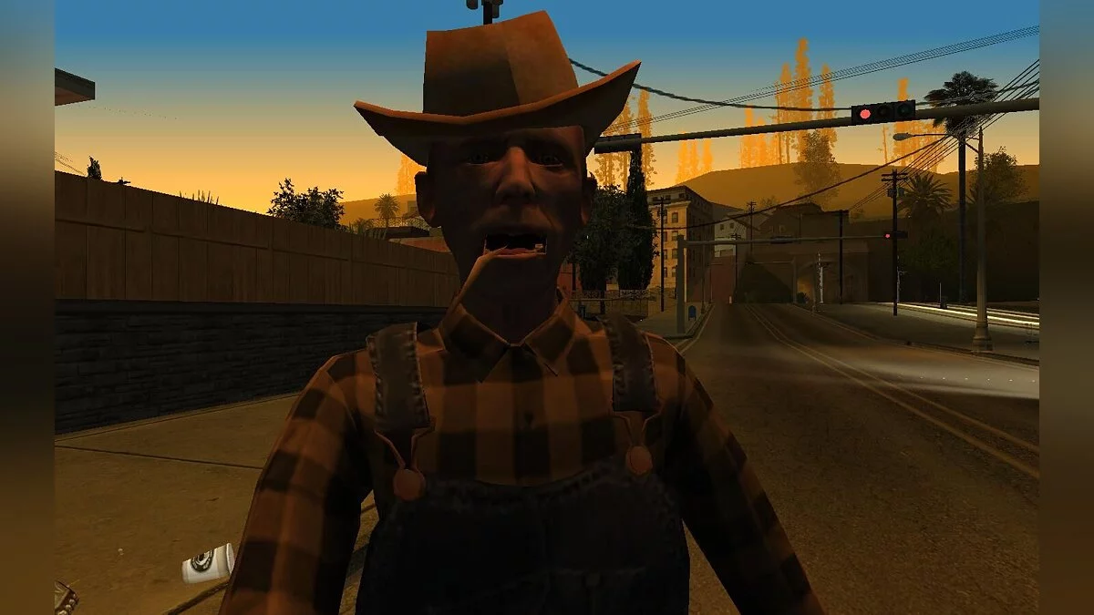 Personagens HD com animação facial funcional (beta 1) / GTA San Andreas