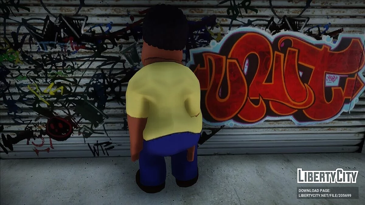 Skinsammlung aus M/S Family Guy / GTA San Andreas