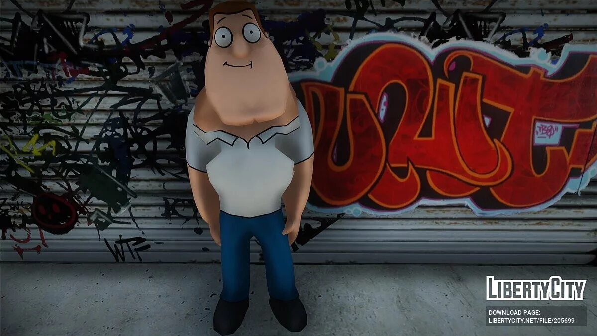 Skinsammlung aus M/S Family Guy / GTA San Andreas