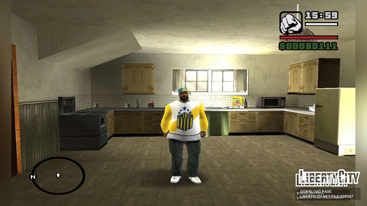 Club Atletico Rosario Central "Canalla" Skin Pack / GTA San Andreas