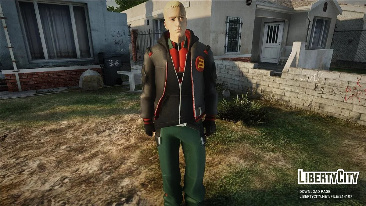 Zbiór skinów Eminema z gry Fortnite / GTA San Andreas