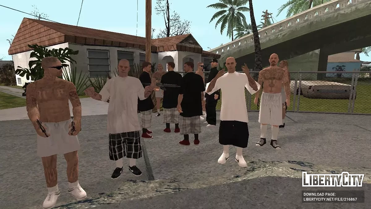 Pacote de skin da Irmandade Ariana / GTA San Andreas