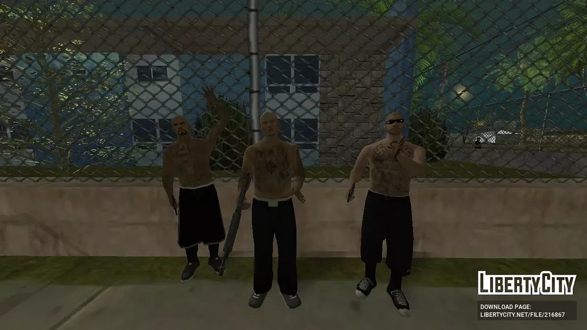 Pacote de skin da Irmandade Ariana / GTA San Andreas