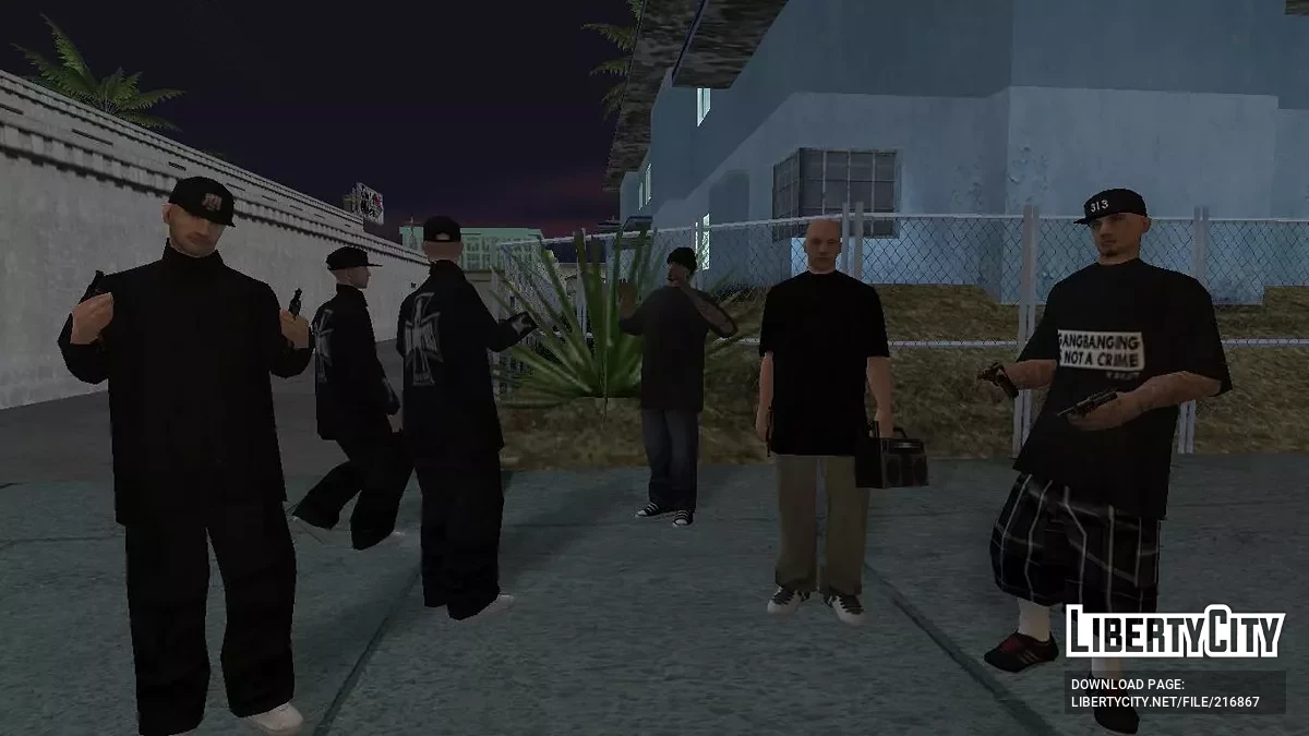 Pacote de skin da Irmandade Ariana / GTA San Andreas