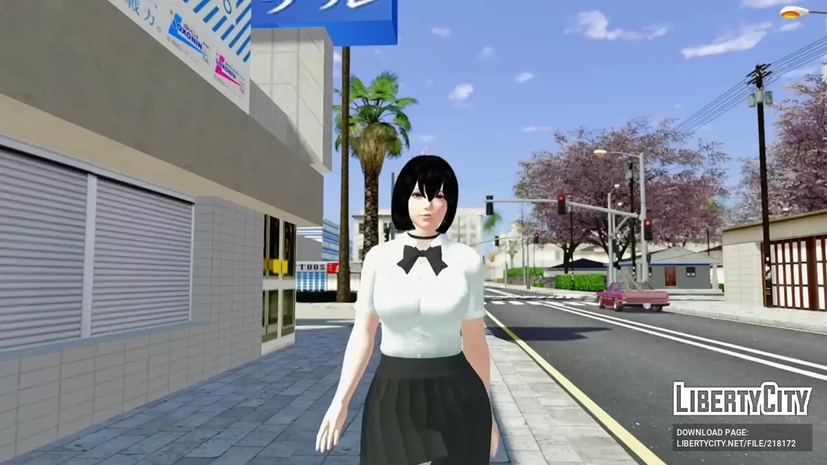 Coleção de personagens de mangá/anime «Alice Hitomi e Monica» / GTA San Andreas