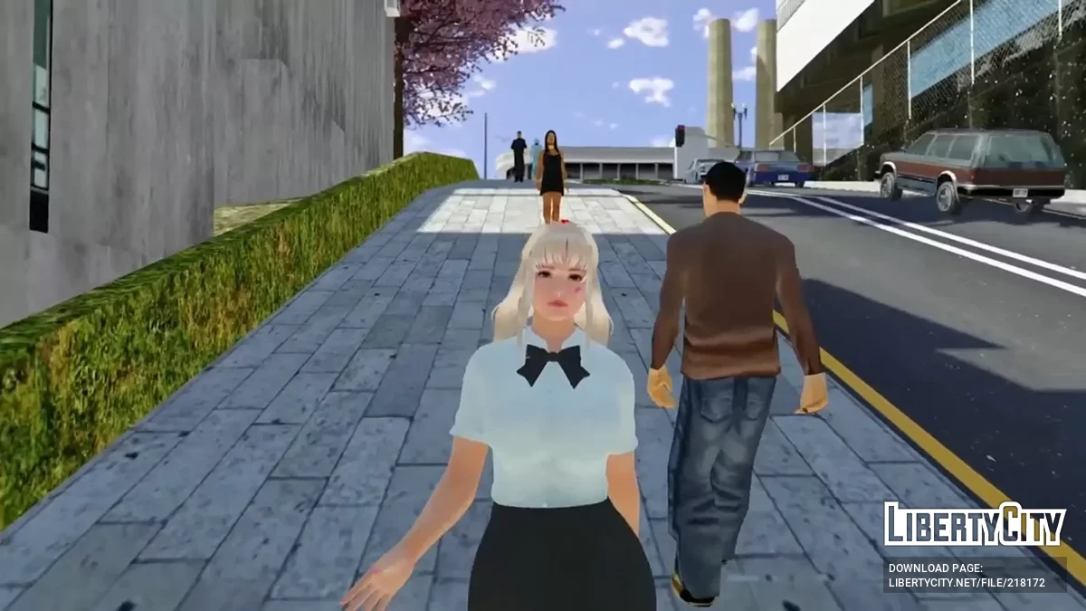 Coleção de personagens de mangá/anime «Alice Hitomi e Monica» / GTA San Andreas