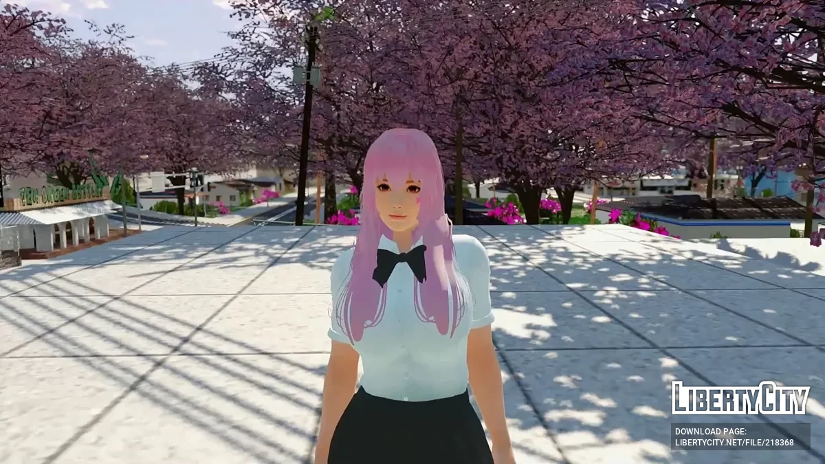 Compilation de personnages du manga/anime « Alice Hitomi et Monica » (deuxième compilation) / GTA San Andreas