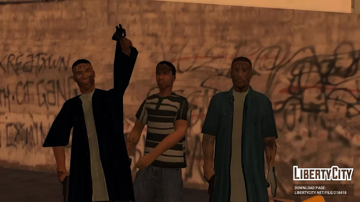 Pacote de gangues salvadorenhas / GTA San Andreas