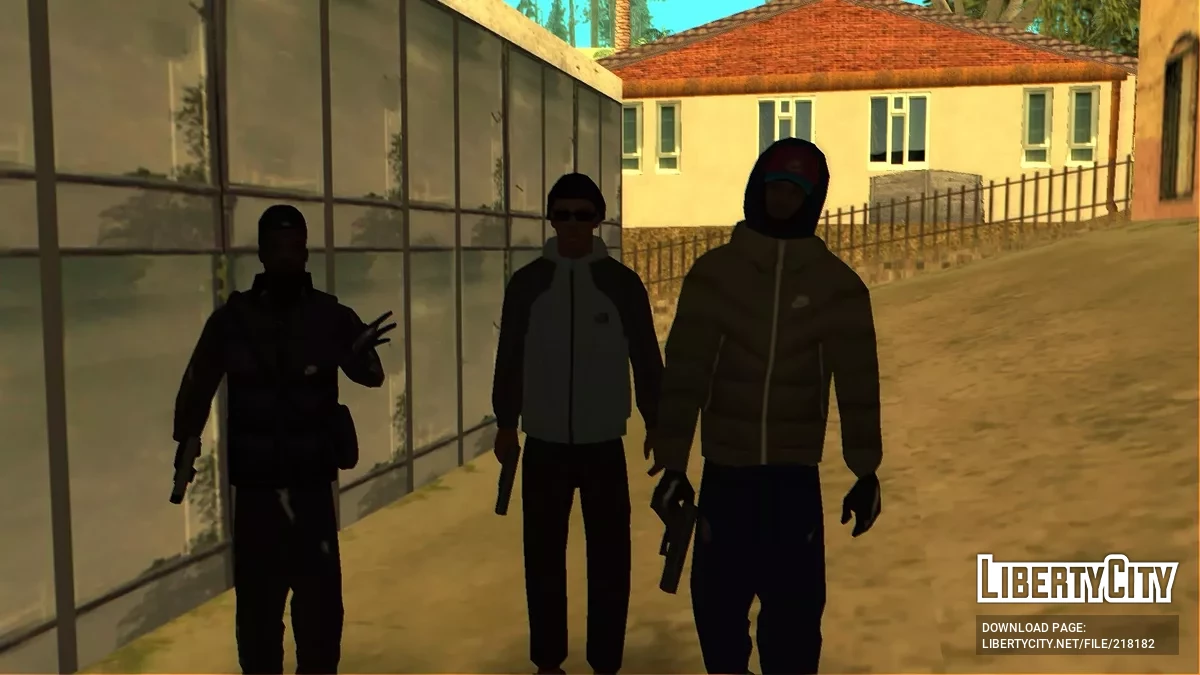 Coleção de skins UK Roadman / GTA San Andreas