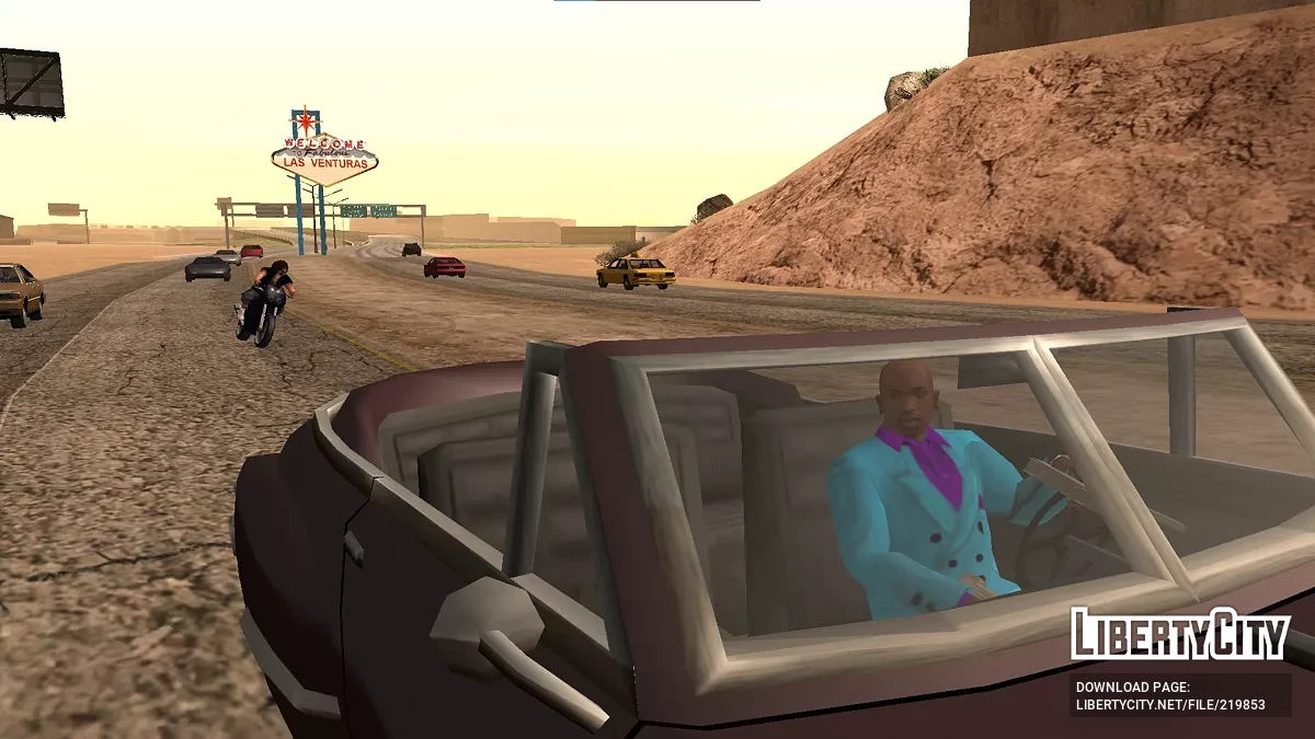 بدلة Vic Vance الأنيقة من Vice City Stories / جي تي إيه سان أندرياس
