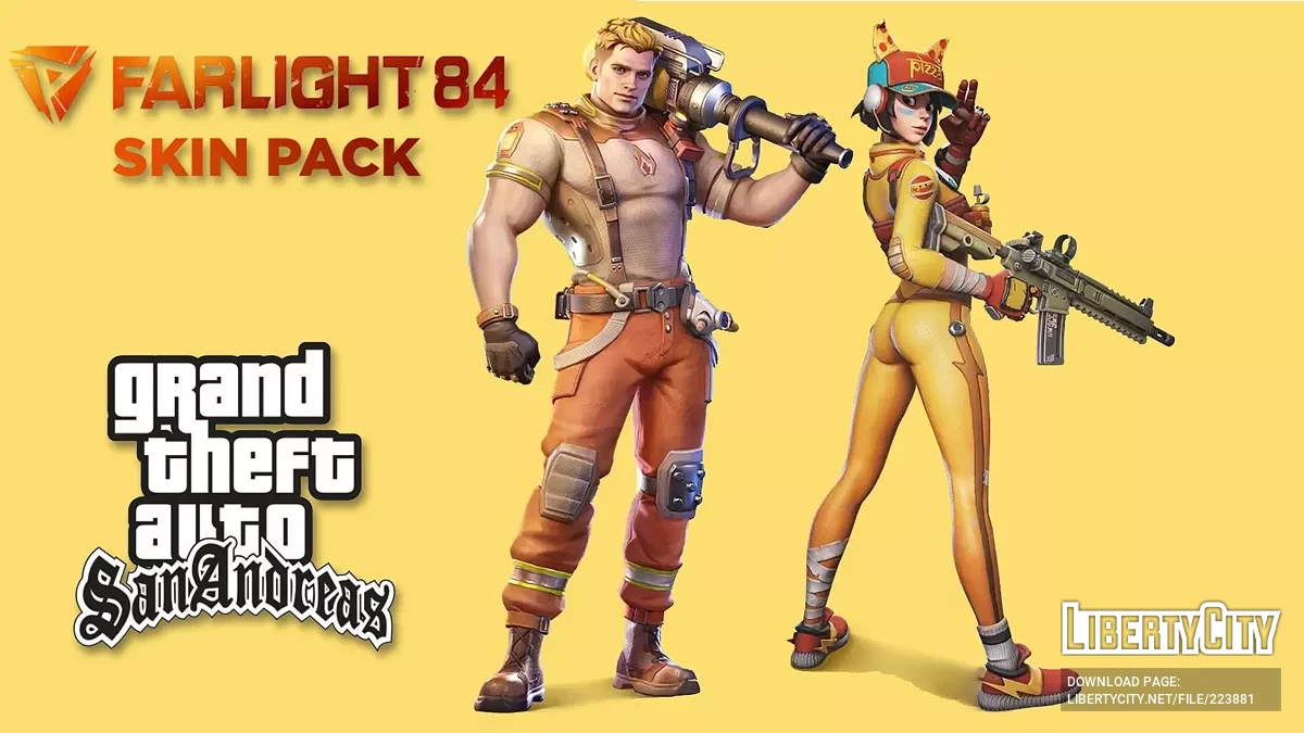 Капітан і Меггі з Farlight 84 / GTA San Andreas