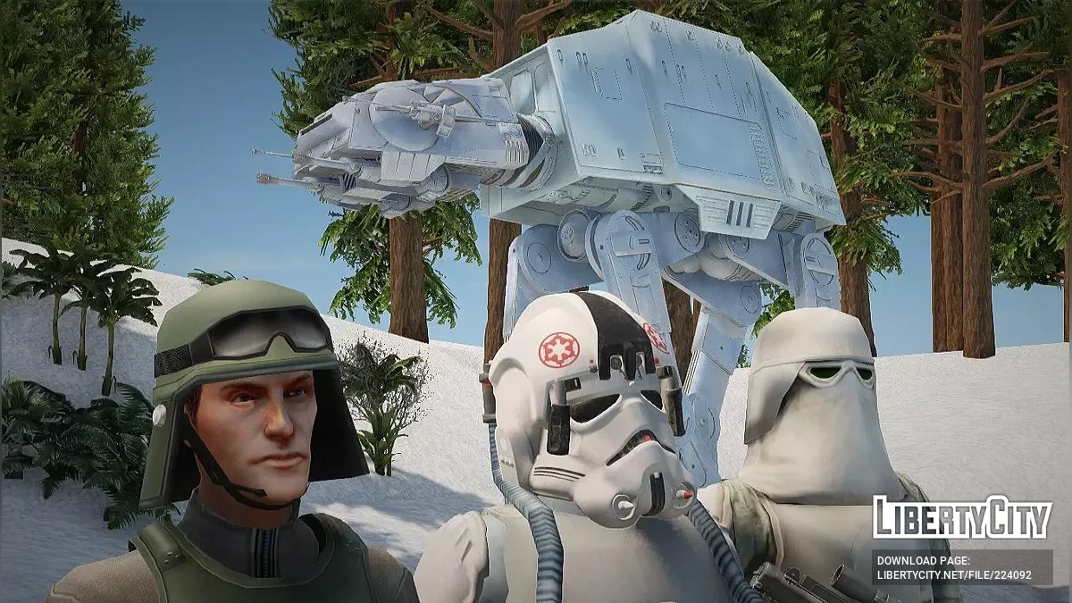 Sisi Kekaisaran dalam Pertempuran di Hoth (Star Wars) / GTA San Andreas