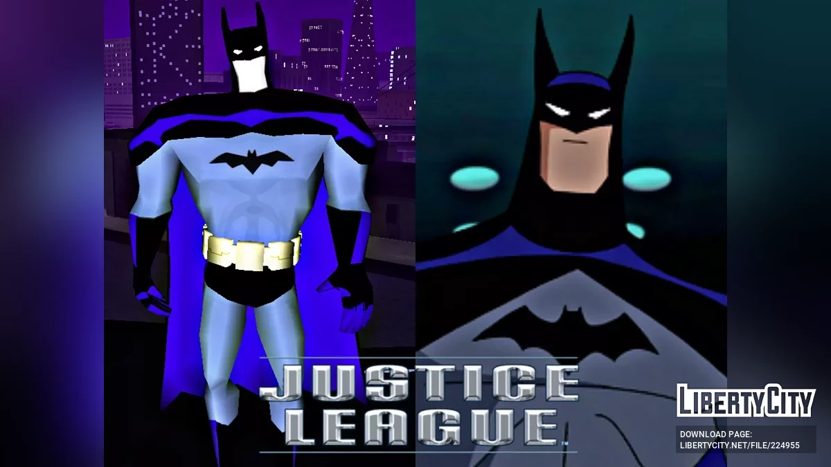 Batman Bruce Timm Skin Pack / GTA San Andreas