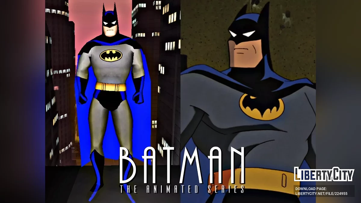 Batman Bruce Timm Skin Pack / GTA San Andreas