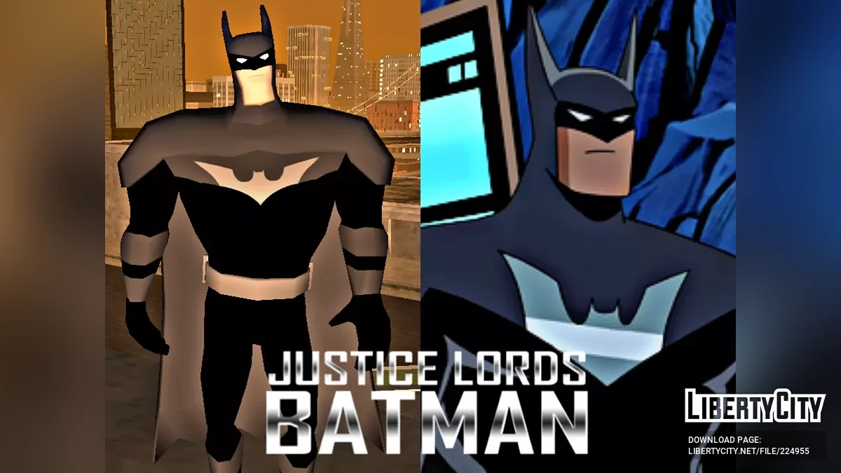 Batman Bruce Timm Skin Pack / GTA San Andreas