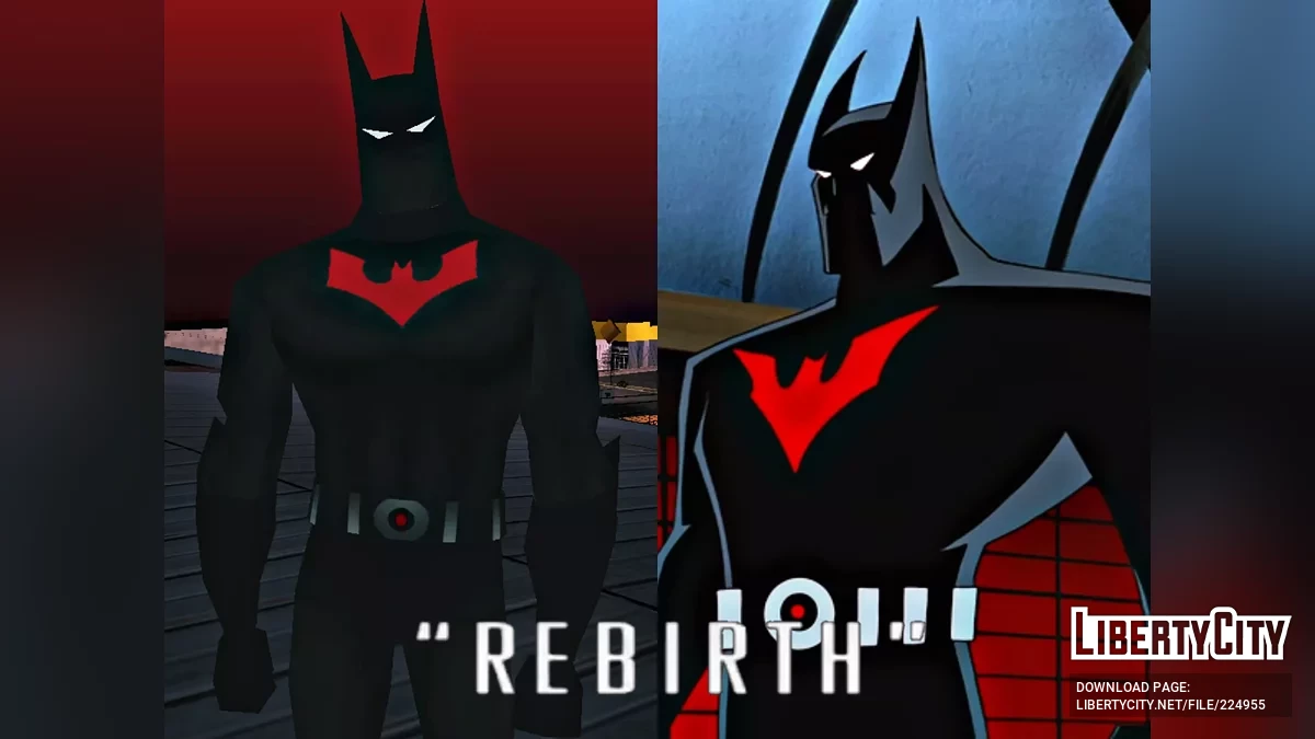 Batman Bruce Timm Skin Pack / GTA San Andreas