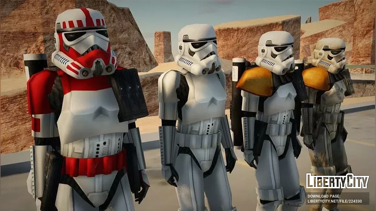 Pacote de skins de Stormtroopers de Star Wars / GTA San Andreas