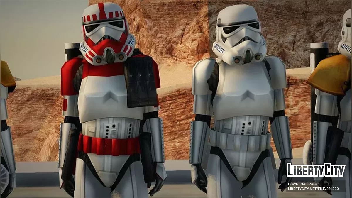Pacote de skins de Stormtroopers de Star Wars / GTA San Andreas