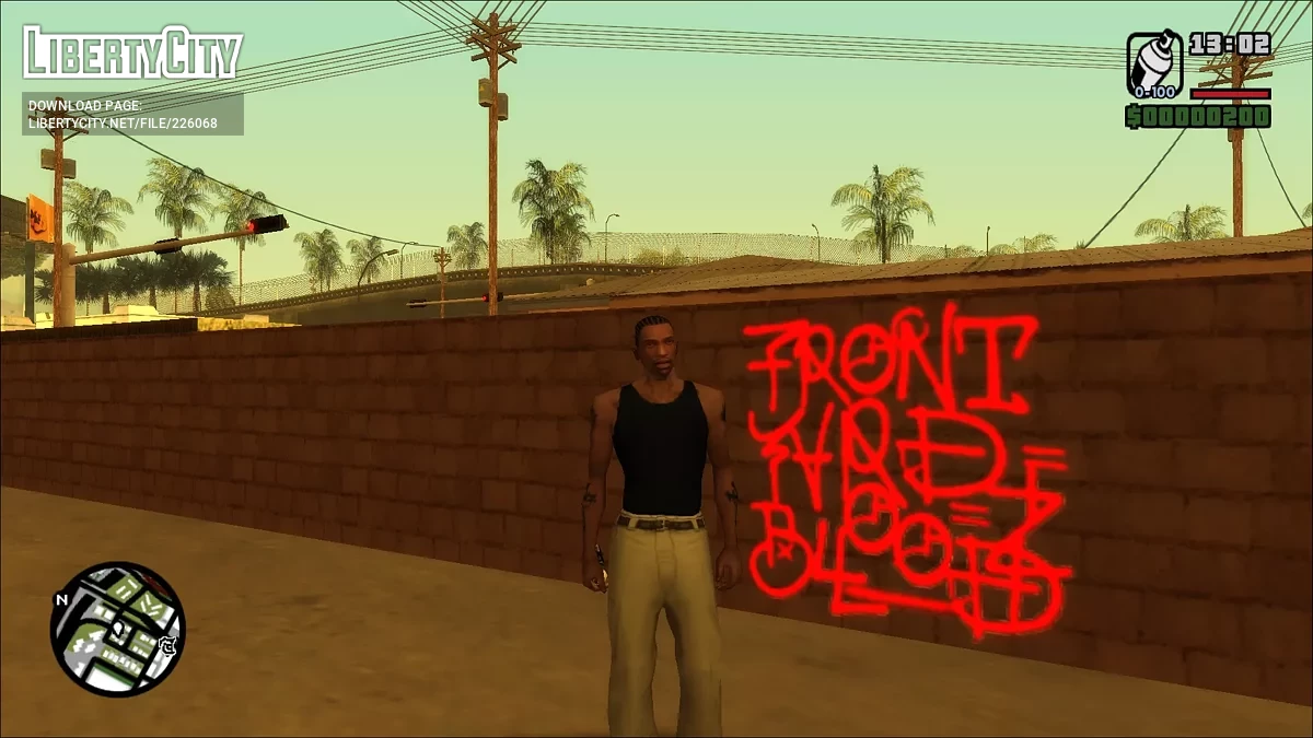 Crips & Bloods (Pack de Peaux de Vrais Gangsters) / GTA San Andreas
