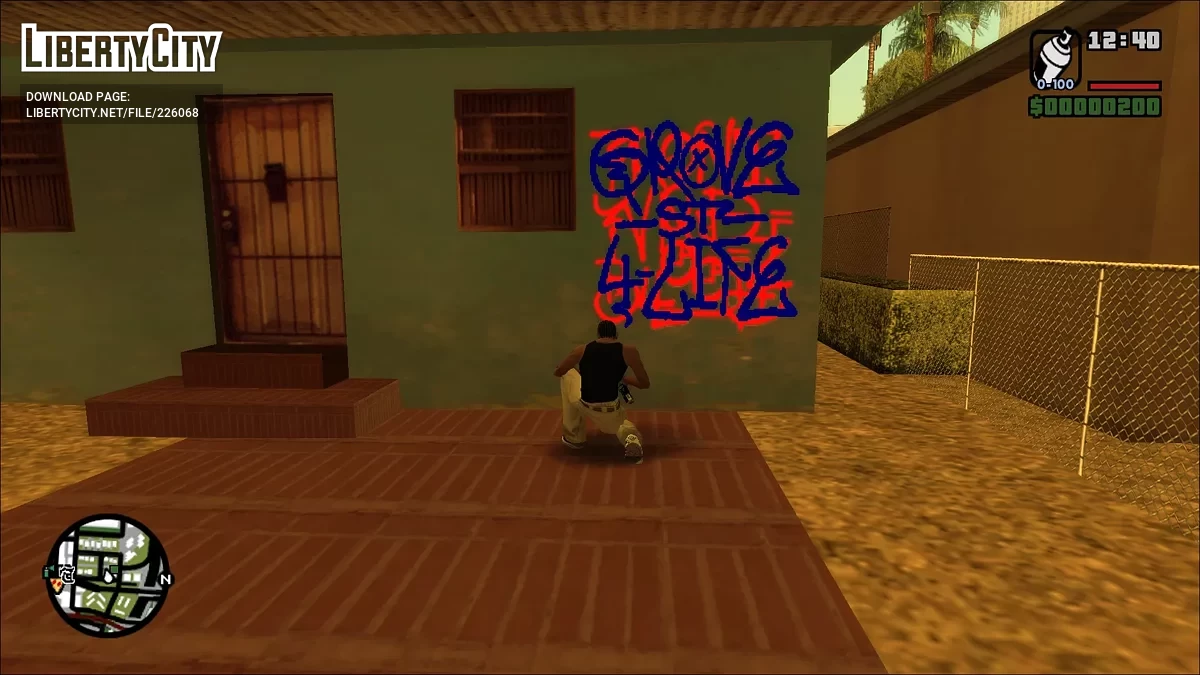 Crips & Bloods (Pack de Peaux de Vrais Gangsters) / GTA San Andreas