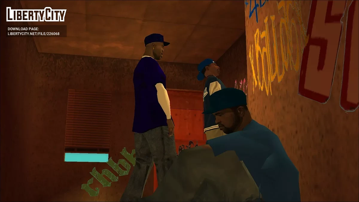 Crips & Bloods (Pack de Peaux de Vrais Gangsters) / GTA San Andreas