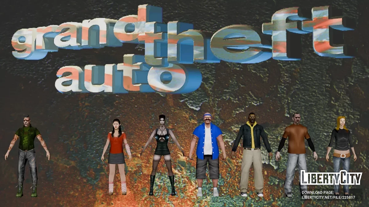 GTA 1 Protagonists / GTA San Andreas