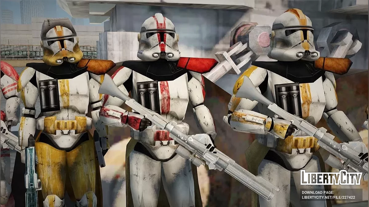 Pack de skins de clones de « Star Wars » / GTA San Andreas