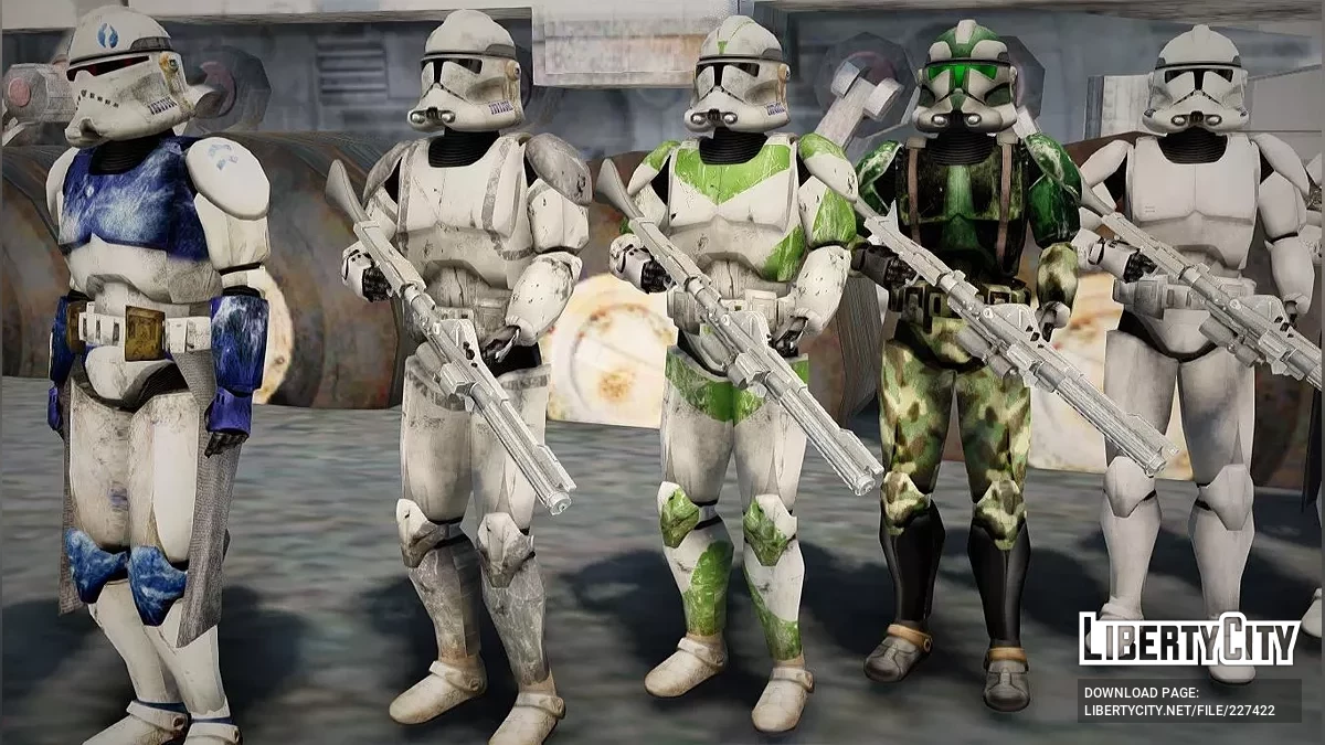 Pack de skins de clones de « Star Wars » / GTA San Andreas