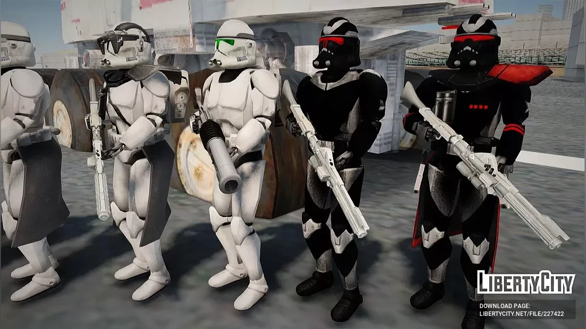 Pack de skins de clones de « Star Wars » / GTA San Andreas