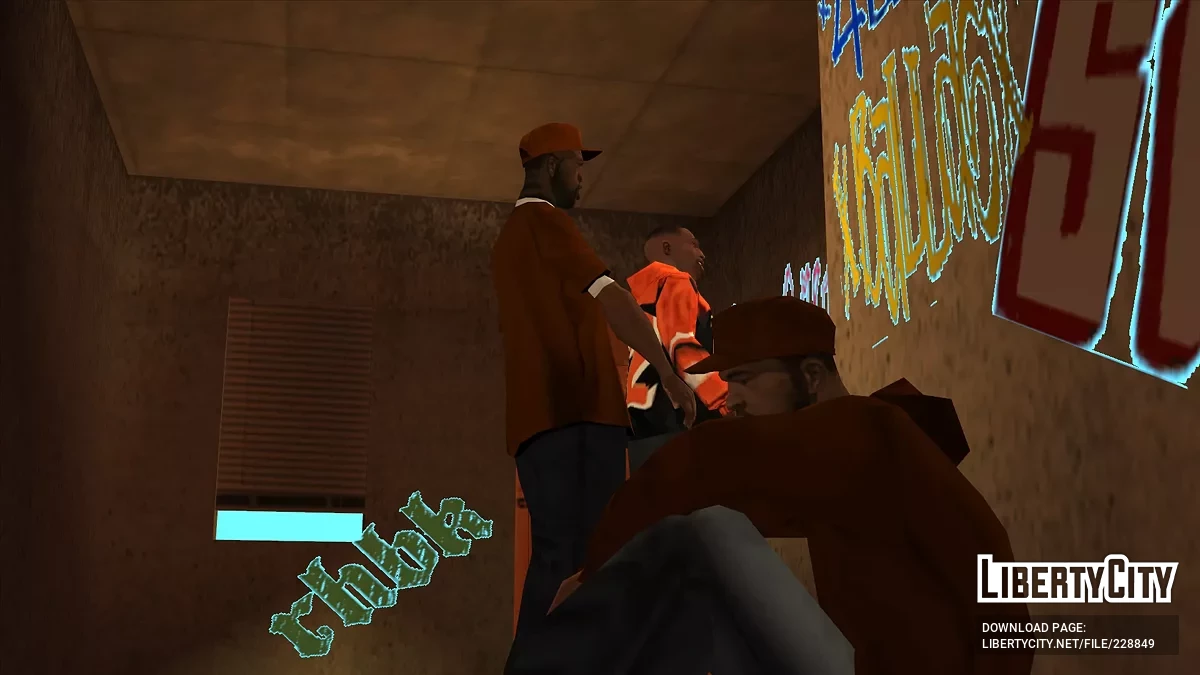 Пак шкірок Orange Grove Families / GTA San Andreas