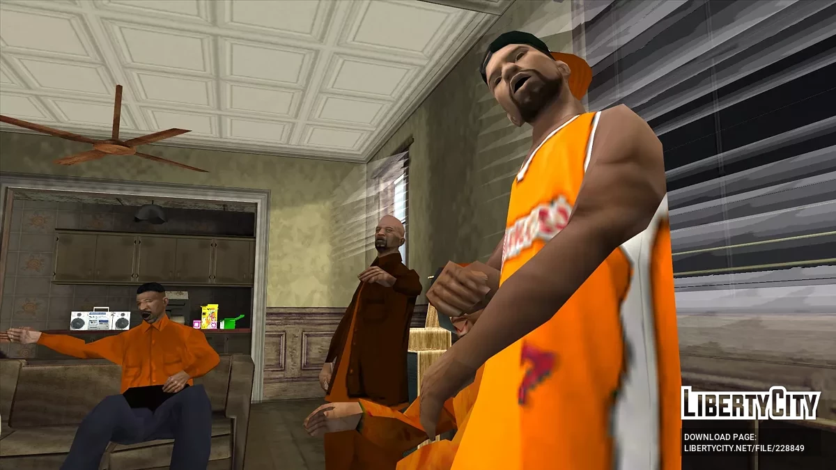 Пак шкірок Orange Grove Families / GTA San Andreas