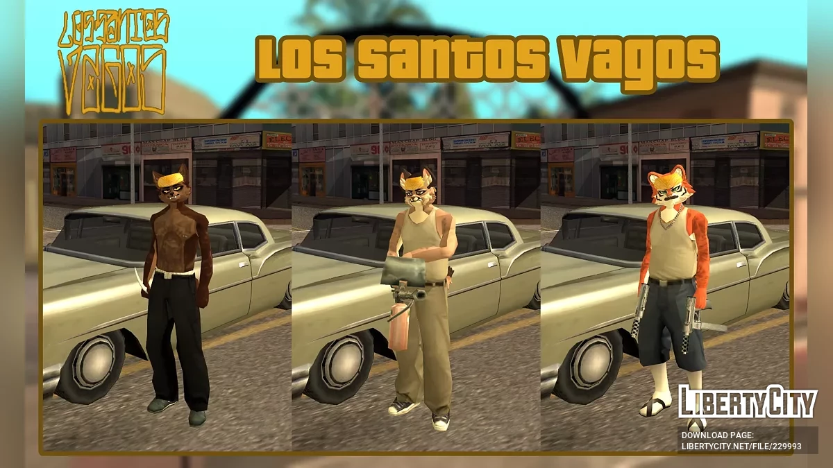 Membros de Gangue de Los Santos [Furry] / GTA San Andreas