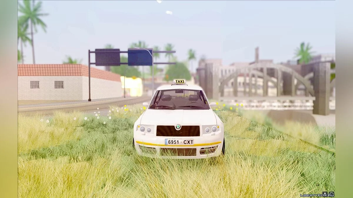 Skoda Superb 2.2 Spanisches Taxi / GTA San Andreas