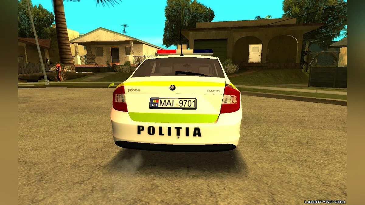 2016 Skoda Rapid - Policía de la República de Moldavia / GTA San Andreas