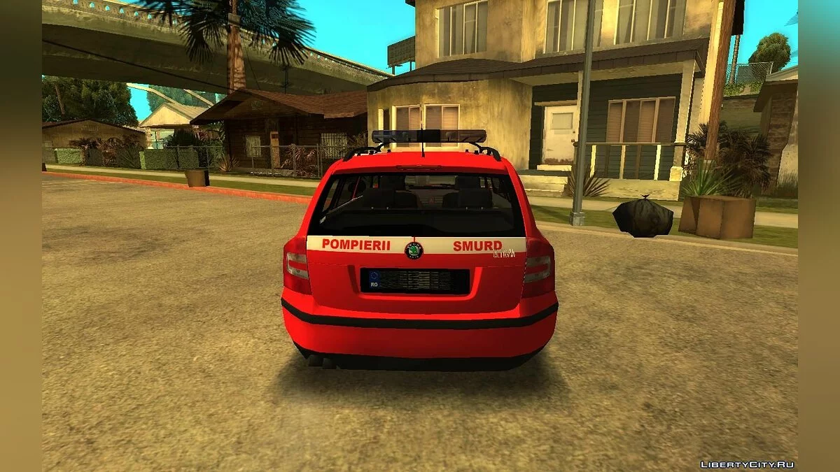 Skoda Octavia Pompierii-SMURD Galati / GTA San Andreas