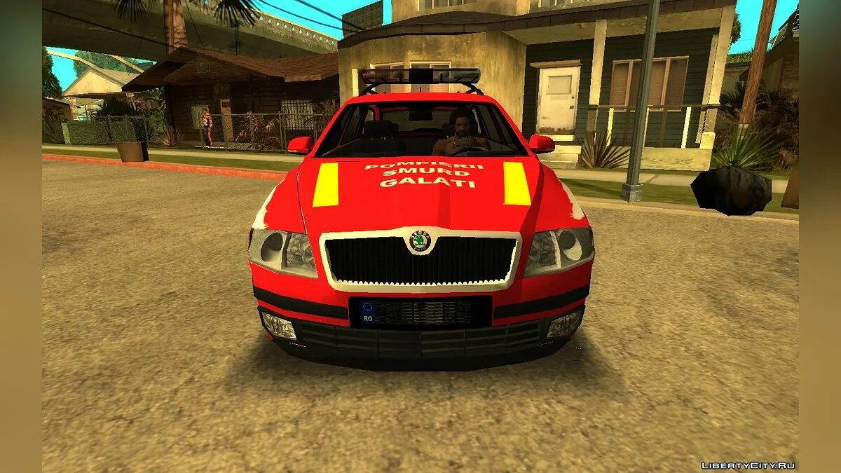 Skoda Octavia Pompierii-SMURD Galati / GTA San Andreas