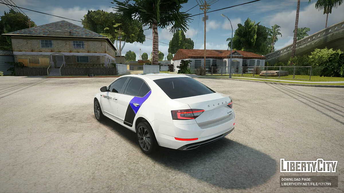 Skoda Octavia Яндекс Драйв / GTA San Andreas