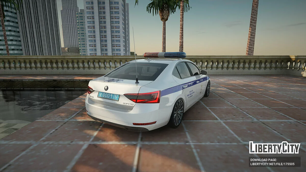 Skoda Superb Полиция / GTA San Andreas