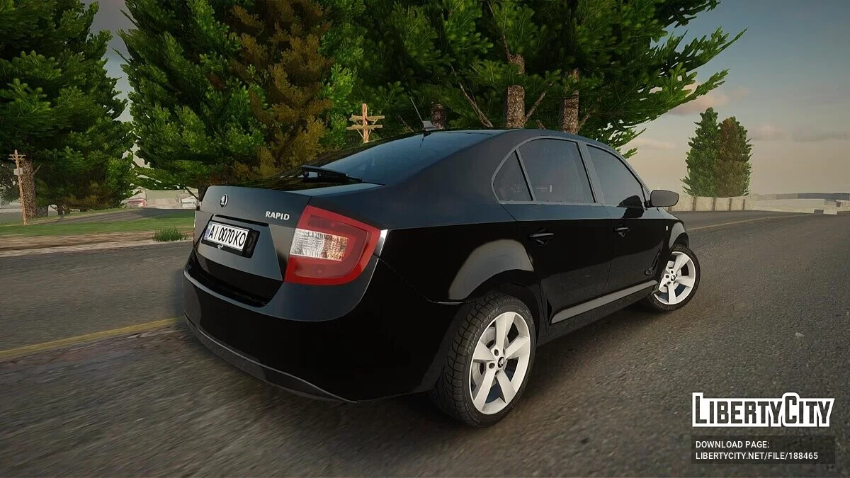 Skoda Rapid 2015 / GTA San Andreas
