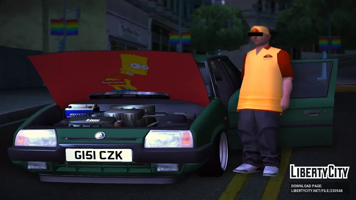 Skoda Favorit UK / GTA San Andreas