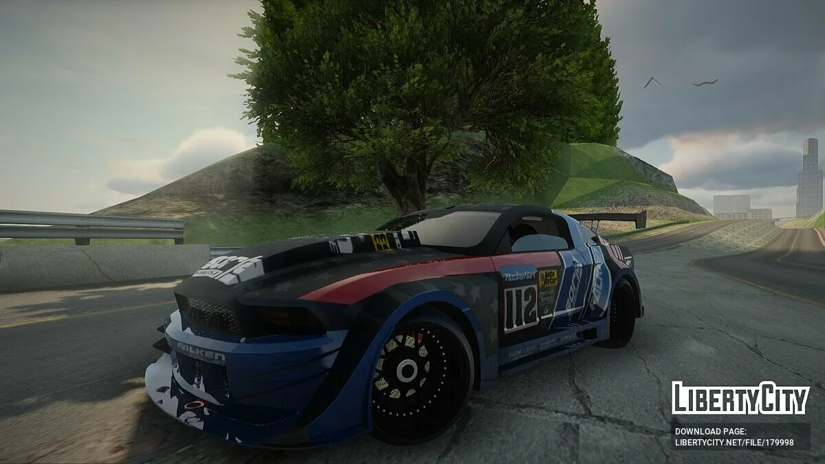 2010 Ford Shelby GT500 Supersnake Engine Sound from NFS:HP 2010 / GTA San Andreas