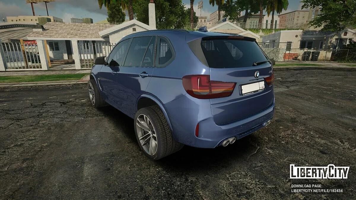 Звуки двигуна BMW X5M F85 / GTA San Andreas