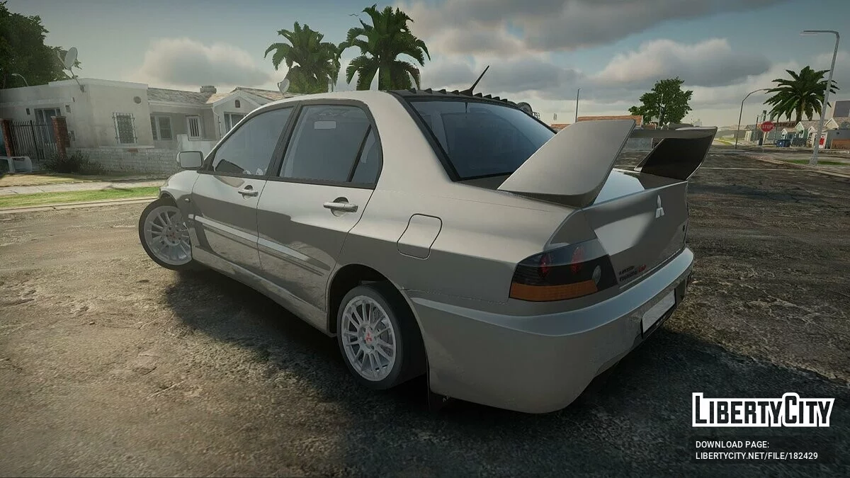 Звуки двигуна Mitsubishi Lancer Evolution / GTA San Andreas
