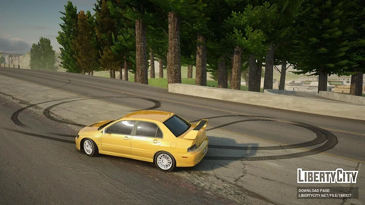 Sounds of the Mitsubishi Lancer EVO VIII / GTA San Andreas