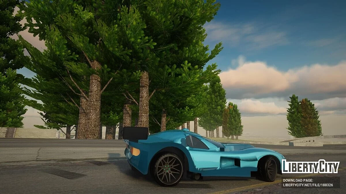 Sounds of the Panoz GTR-1 V8 engine / GTA San Andreas