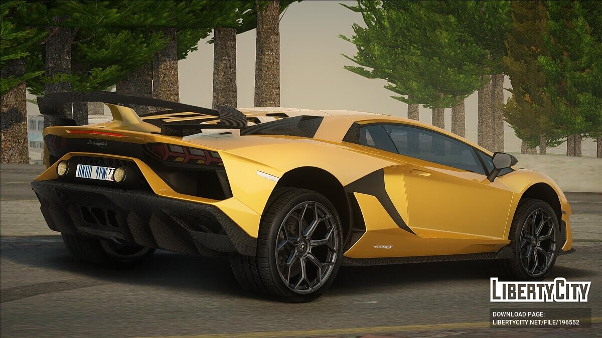 Download Lamborghini Aventador SVJ engine sound for GTA San Andreas