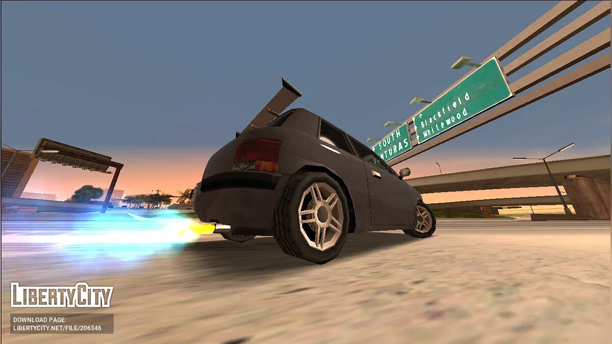 New Nitrous, Tires and Reverse whine sounds / GTA San Andreas