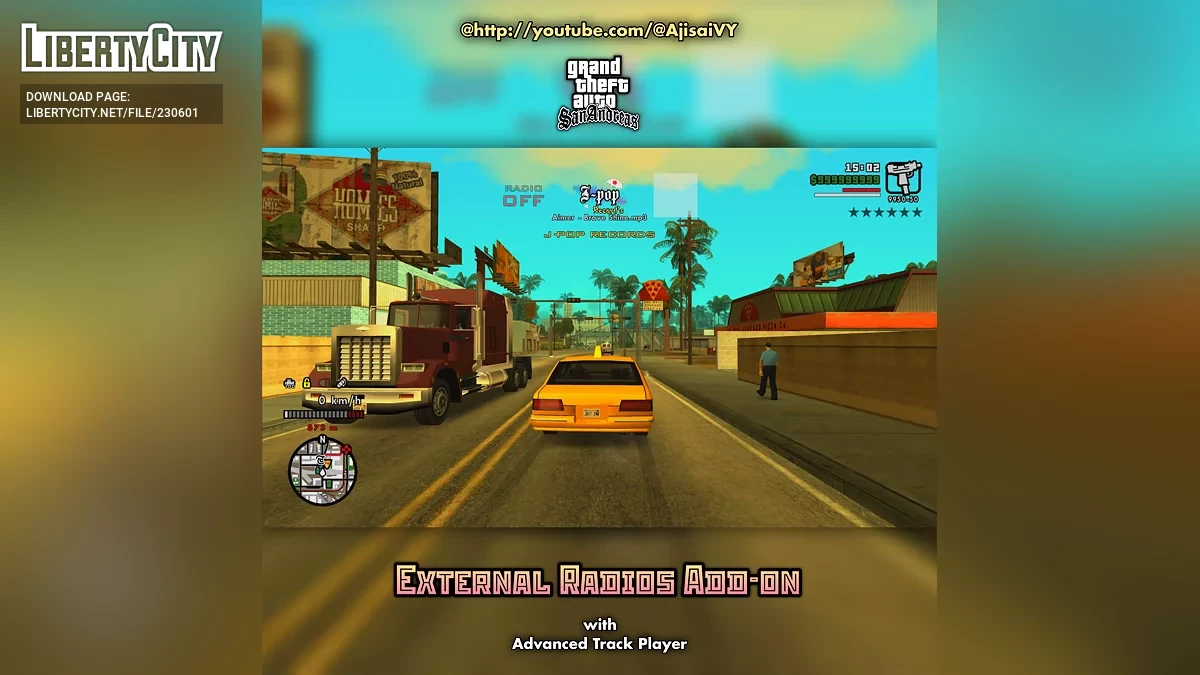 Нова радіостанція J-Pop Records / GTA San Andreas